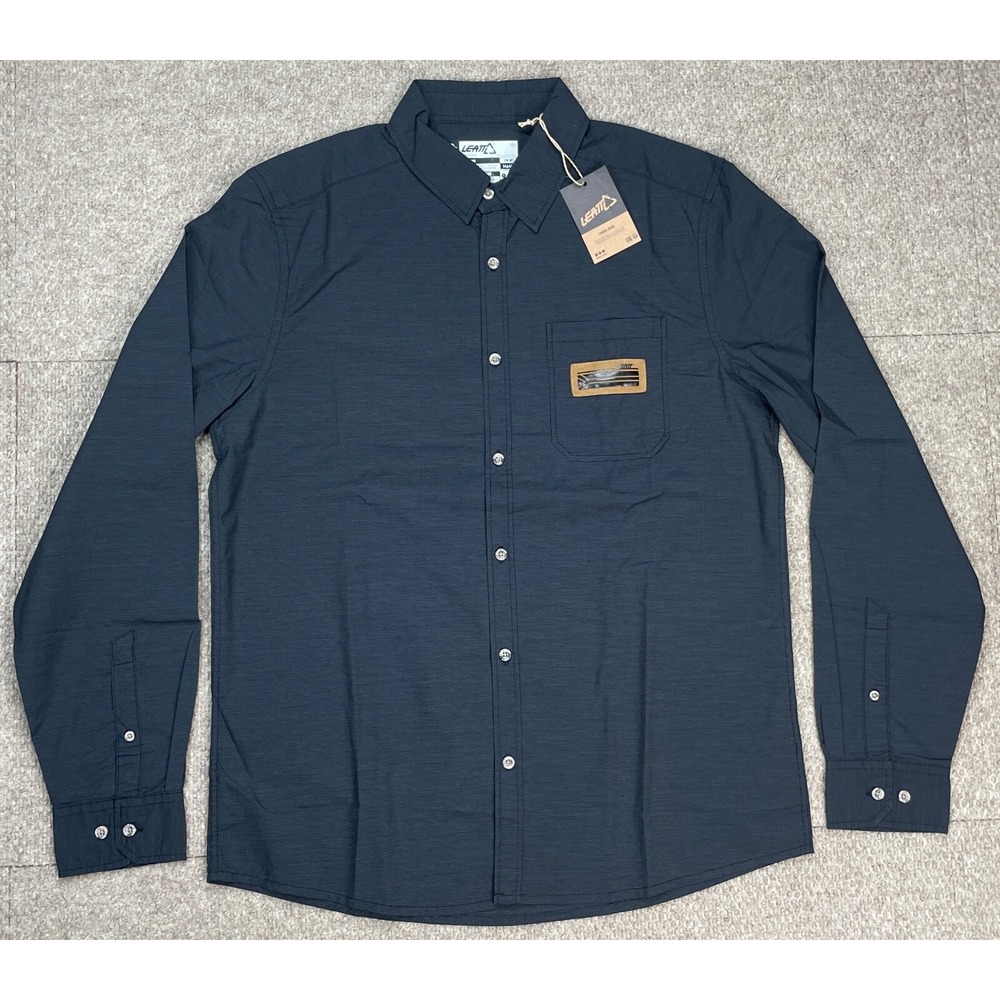 Leatt Casual Wear Core Graphene Men's Long Sleeve‎ Black Shirt Size Medium